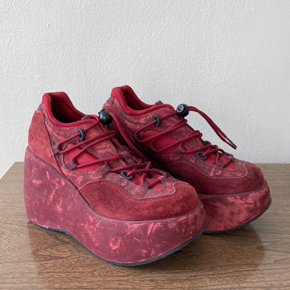 Fornarina vintage Italian platform rave boots / sneakers —- ONE OF A KIND!